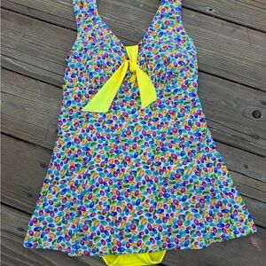 VENUS Colorful One Piece with Yellow Accent